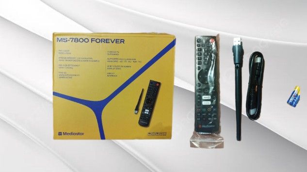 گیرنده دیجیتال مدیا استار مدلmedia star 7800 با وای‌فای و H.265