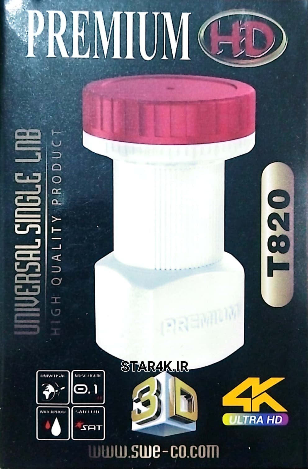 گیرنده ال قدرتمند پرمیوم T820 فورکی کره ای اصل