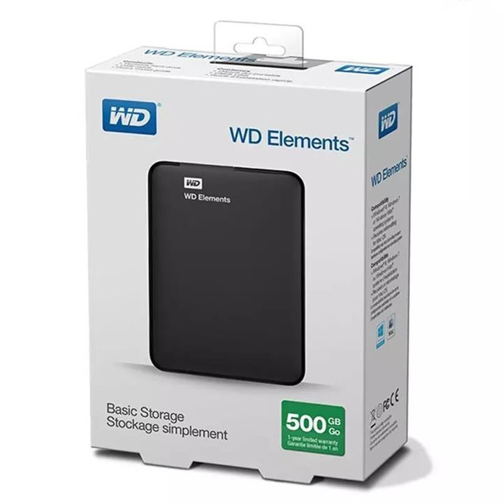 هارد اکسترنال وسترن دیجیتال 500 گیگابایت | WD External HDD 500GB