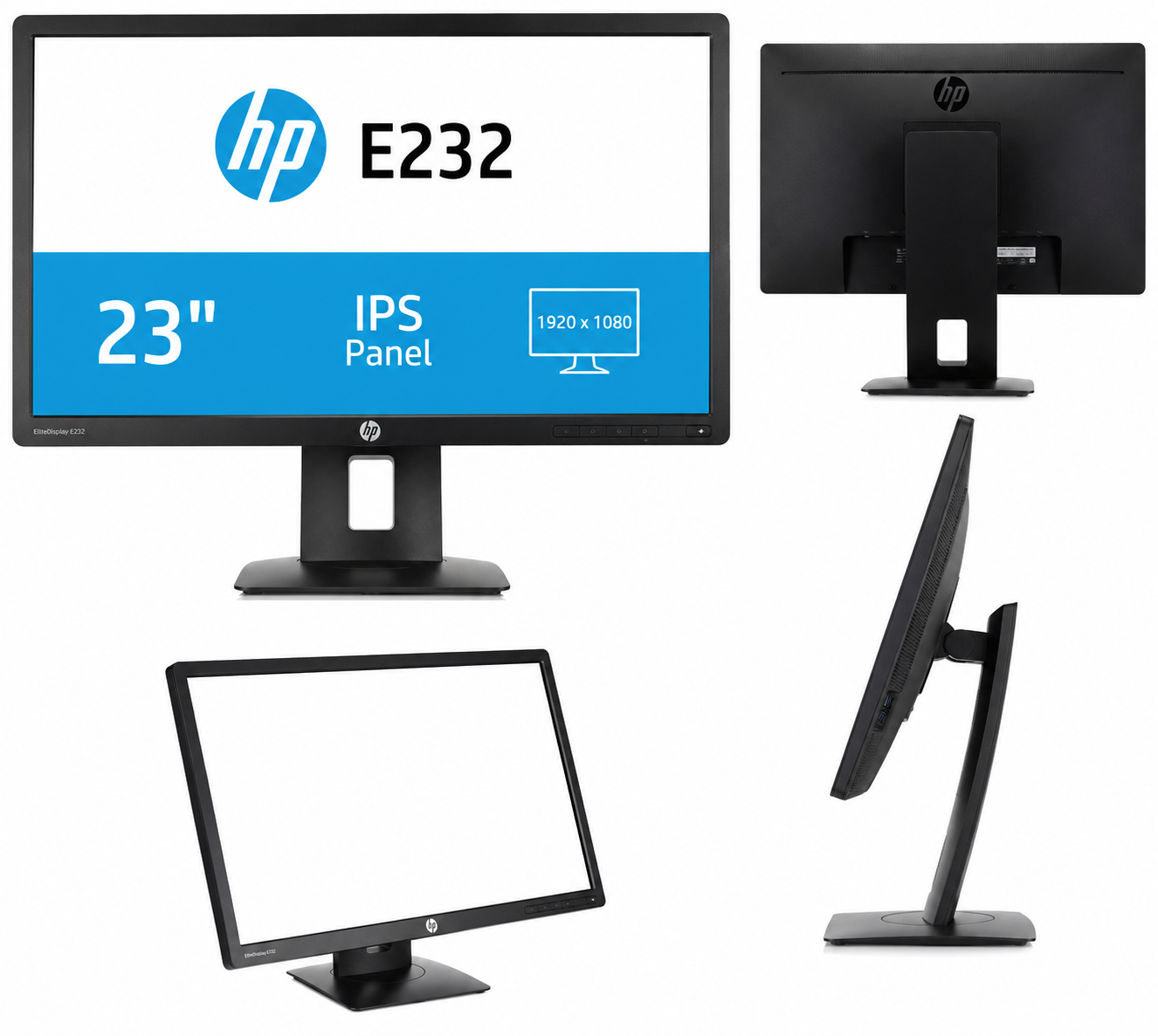 مانیتور HP E232 EliteDisplay 23 اینچ IPS Full HD استوک